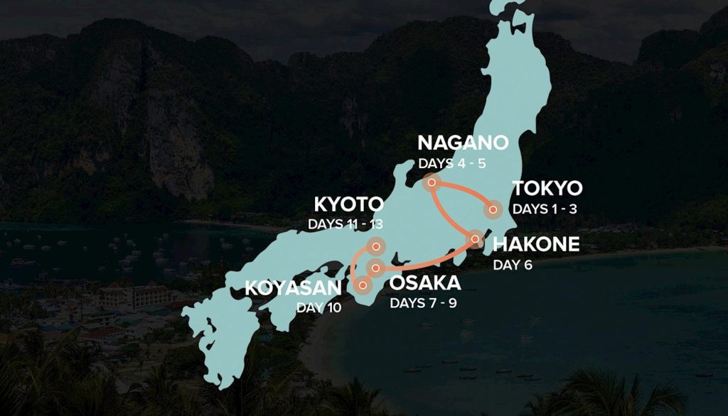 japan tour 13 days